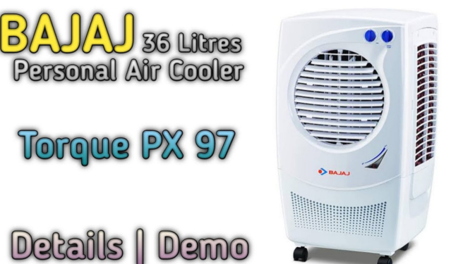 Bajaj PX97 Torque New 36L Personal Air Cooler The best air cooler in India